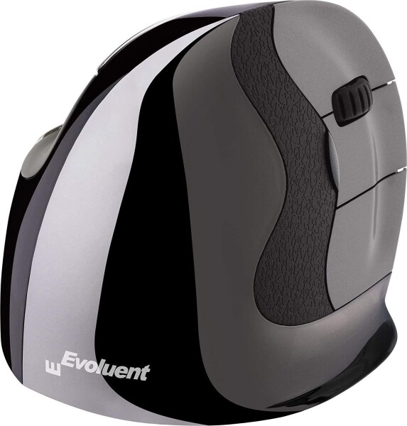 EVOLUENT VerticalMouse D Medium - Maus - ergonomisch - Laser - 6 Tasten - kabellos