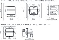 THEBEN AG Bewegungsmelder S180-100 B UP