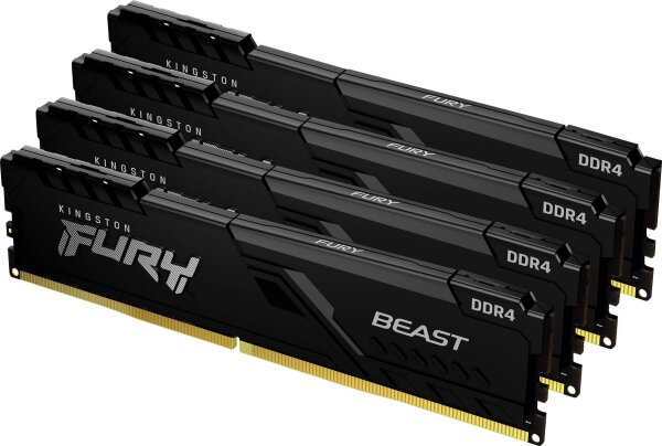 KINGSTON FURY Beast Black 64GB Kit (4x16GB)