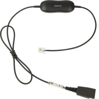 JABRA GN Anschlusskabel QD<>RJ9 Schaltereinstellung...