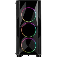 INTERTECH A-3401 Chevron Midi Tower ATX RGB Gaming...