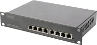 DIGITUS 8-Port Gigabit Ethernet Switch 10"" L2+...