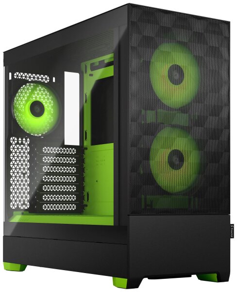 FRACTAL DESIGN Pop Air RGB Green Core TG Clear Tint