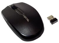 LOGILINK Maus LogiLink® Cordl. opt. USB 1600dpi/2,4...