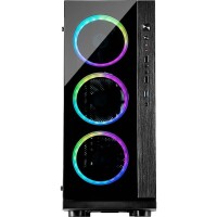 INTERTECH WIII - RGB ohne PSU frontblende aus Tempered...