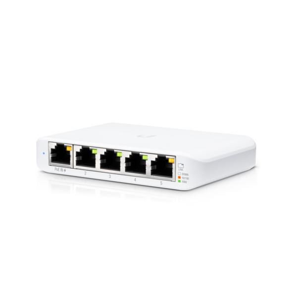 UBIQUITI NETWORKS Ubiquiti UniFi Switch USW Flex Mini - Switch - Smart - 4 x 10/100/1000 + 1 x 10/10