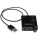 STARTECH.COM USB Audio Adapter - Externe USB Soundkarte mit SPDIF Digital Audio und Stero Mic - Schw