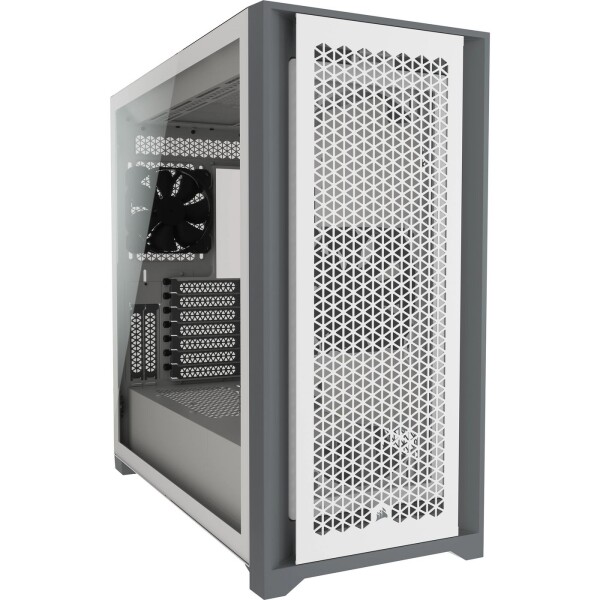 CORSAIR 5000D Airflow Midi-Tower, Tempered Glass - weiß