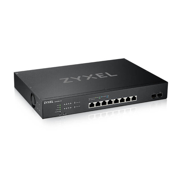 ZYXEL 10, 8-port Multi-Gigabit Smart Managed Switch with 2 SFP+ Uplink