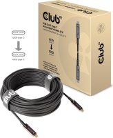 CLUB3D USB 3.2 Typ C Anschlusskabel 20m aktiv optisch A/V...