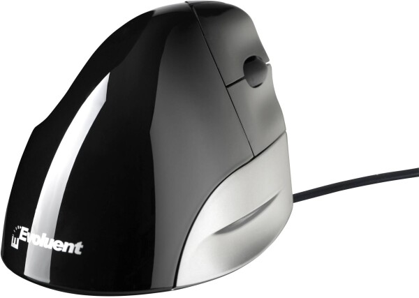 EVOLUENT Vertical Mouse Standard Rechte Hand USB Ergonomische Maus Ergonomie PC Zubehoer