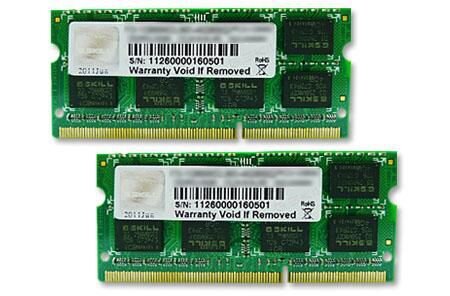 SODDR3 8GB PC3-12800U CL11 G.Skill