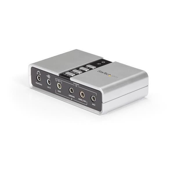 STARTECH.COM USB 2.0 Soundbox 7.1 Adapter - externe USB Soundkarte mit SPDIF Didital Audio  - Extern