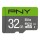 PNY Micro SD Card Elite 32 GB HC Class 10  UHS I  U1  SD adapter