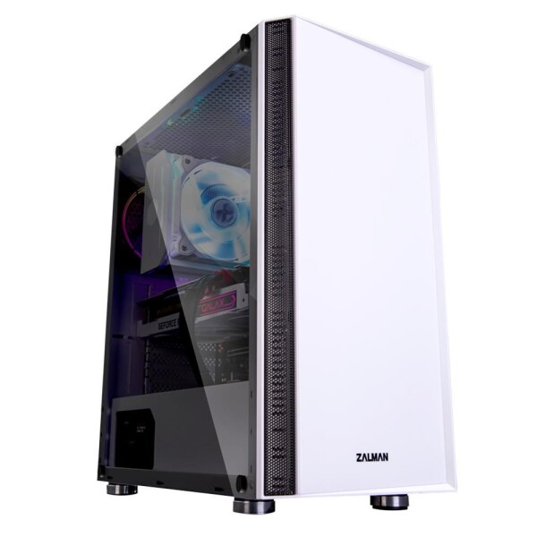 ZALMAN R2 Midi-Tower - weiß - Gehäuse - USB 2.0 (R2 WHITE)