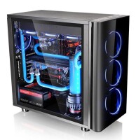 THERMALTAKE View 31 TG blaue LED Midi Tower Gehaeuse...