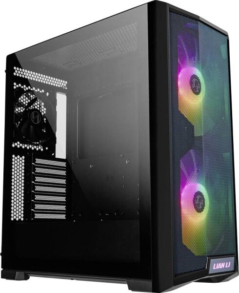 LIAN LI LANCOOL 215 Midi-Tower - ARGB, Tempered Glass, schwarz