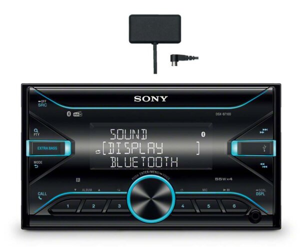 SONY Autoradio 2DIN,AUDIO,BT,DAB,FM