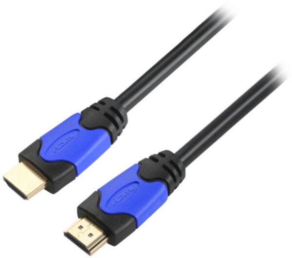 EFB ELEKTRONIK HighSpeed HDMI Kabel with Ethernet 4K60Hz A-A St-St 7.5m schwarz - Kabel - Digital/Di