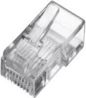 DIGITUS 100x Modularstecker geschirmt 8P8C RJ45 Cat5e...