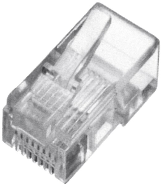 DIGITUS Modularstecker ungeschirmt 6P6C RJ12 Cat5e für Flachkabel bulk