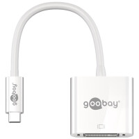 GOOBAY USB-C-Adapter DVI, weiß