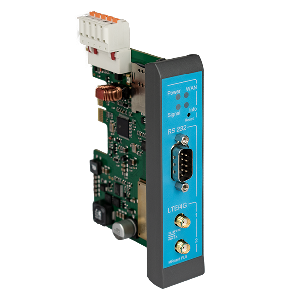 INSYS icom MRcard PLS LTE-/seriell-Einsteckkarte Mobilfunk LTE/HSPA/UMTS/EDGE/GPRS 1xRS232 2xdig.Ein