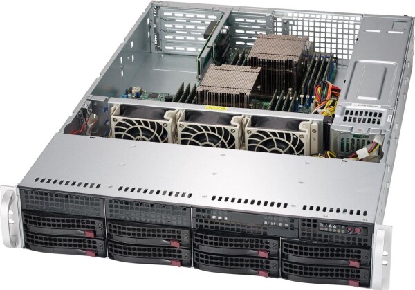 SUPERMICRO Gehäuse SuperChassis CSE-825TQC-R802WB