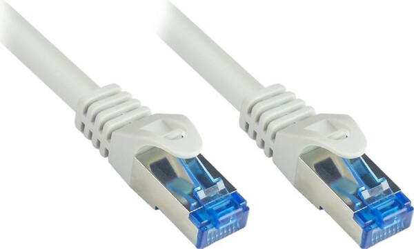 ALCASA AG RNS® Patchkabel SmartFLEX, Cat.6A, S/FTP, PiMF, halogenfrei (LSZH), 500MHz, CU, grau, 0,25