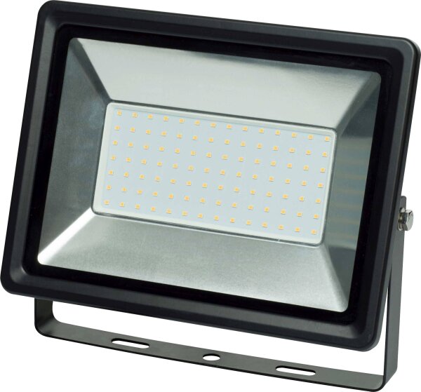 AS-SCHWABE LED 100W Optiline Wandstrahler, LED-Wandstrahler LED 100 W Schwarz