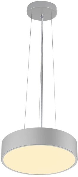 SLV MEDO 30 CW CORONA LED Indoor 1001894 Wand/Deckenaufbauleuchte DALI silbergr.