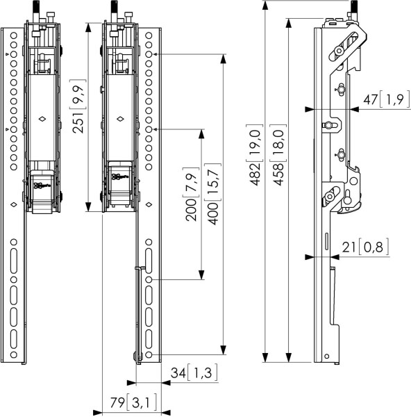 VOGELS PFS 3504 INTERFACE 3-D