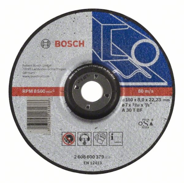 BOSCH Accessories 2608600379 Schruppscheibe gekröpft 180 mm 22.23 mm 1 St.