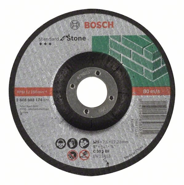 BOSCH Accessories 2608603174 2608603174 Trennscheibe gekröpft 125 mm 22.23 mm 1 St.