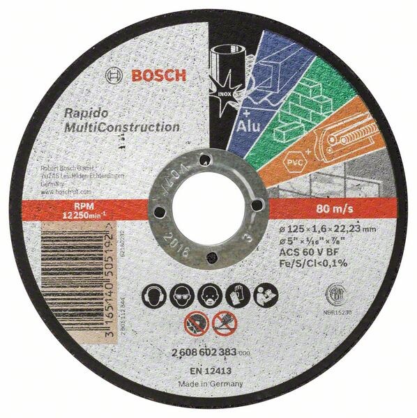 BOSCH Trennscheibe MultiConstruction125mm