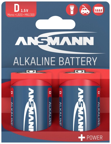 ANSMANN RED Mono Alkaline Batterie  Original