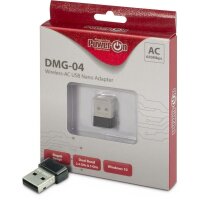 INTERTECH Inter-Tech Wi-Fi 5 USB Nano Adapter DMG-04...