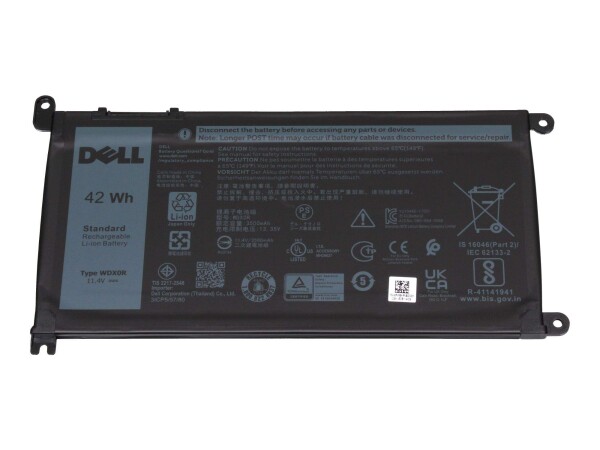 DELL WDX0R Akku 42Wh Original