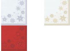 PAPSTAR Weihnachts-Motivservietten ""Just Stars"", champagner 400 x 400 mm, bedruckt, 1/4 Falz, 3-lagi