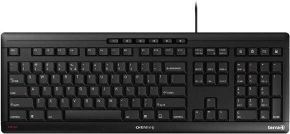 WORTMANN AG TERRA Keyboard 3500 Corded [DE] USB black baugleich zum Cherry Stream Keyboard JK-8500DE