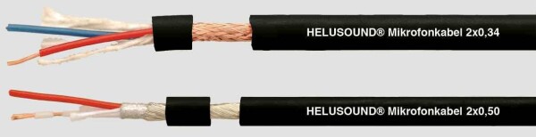 HELUKABEL HELU SOUND Mikrofonkabel 2x0,5 400080 mit CU-Geflechtschirm