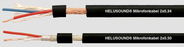 HELUKABEL HELU SOUND Mikrofonkabel 2x0,34 400040 mit CU-Geflechtschirm