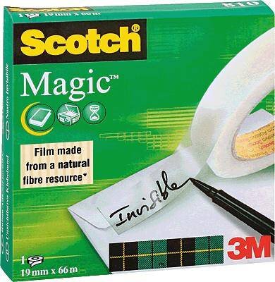 3M Klebeband 3M Scotch® Magic? 810 Matt (L x B) 66 m x 19 mm Inhalt: 1 Rolle(n)