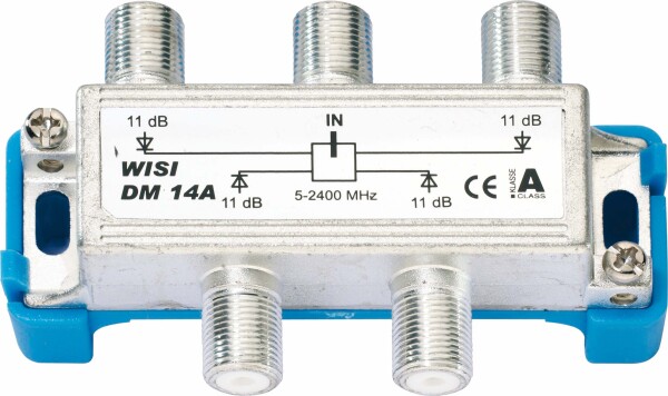 WISI Verteiler 4-fach 5-2400MHz DM14A 11dB