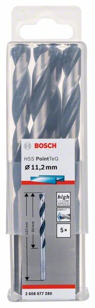 BOSCH Accessories 2608577280 Metall-Spiralbohrer 11.20 mm 1 St.