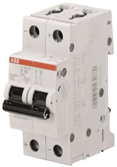 ABB Sicherungsautomat B- LS S202M-B6UC Char., 10kA, 6A, 2P LS S202M-B6UC