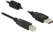 DELOCK Kabel USB 2.0 Typ-A Stecker > USB 2.0 Typ-B Stecker 1,0 m schwarz