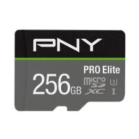 PNY MICRO-SD Card PRO ELITE 256GB Class 10 XC UHS I U3 A1...