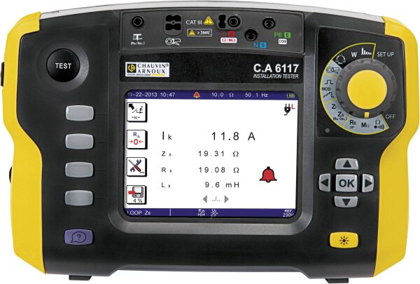 CHAUVIN ARNOUX C.A 6117 + Software Dataview Installationstester-Set