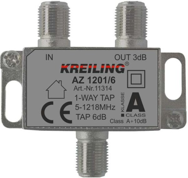 KREILING TECHNOLOGIEN GMBH F-Abzweiger 1fach 5-1200 MHz 6dB